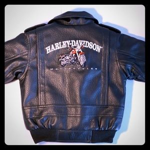 COPY - Harley Davidson leather jacket size 3T